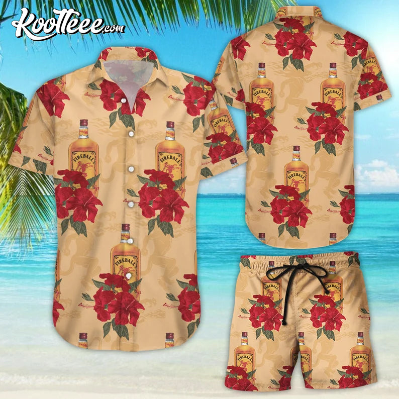 Fireball Aloha Hawaiian And Shorts - Adult & Kids T-Shirts, Sweatshirts & Hoodies apparel design preview 1