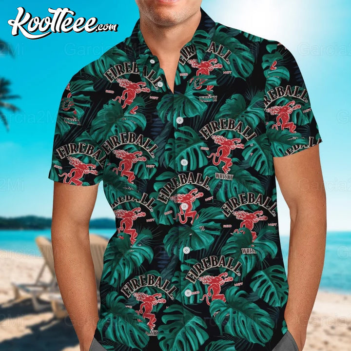Fireball Hawaiian And Shorts - Adult & Kids T-Shirts, Sweatshirts & Hoodies apparel design preview 1