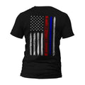 Firefighter Police Bravery Courage Honor Thin Red - Adult & Kids T-Shirts, Sweatshirts & Hoodies apparel design preview 1