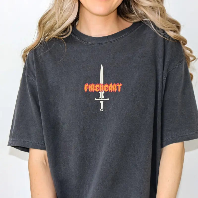 Fireheart Comfort Colors Aelin Thirteen TOG Throne - Adult & Kids T-Shirts, Sweatshirts & Hoodies apparel design preview 1
