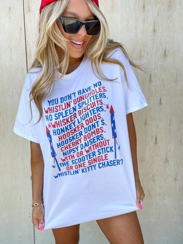Fireworks Quote Top - Adult & Kids T-Shirts, Sweatshirts & Hoodies apparel design preview 1