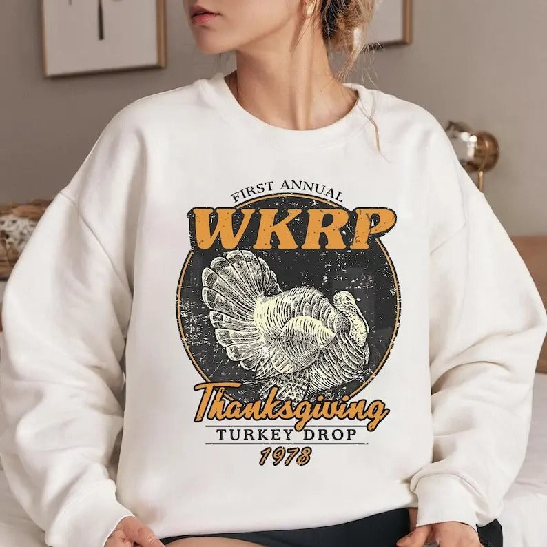 First Annual Thanksgiving Day Turkey Fall Movie Quote - Adult & Kids T-Shirts, Sweatshirts & Hoodies apparel design preview 1