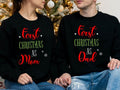 First As Dad 1st Mom Matching Xmas Baby Announcement - Adult & Kids T-Shirts, Sweatshirts & Hoodies apparel design preview 1