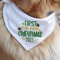 First Fur Ever 2023 Dog Bandana Puppy Handkerchief - Adult & Kids T-Shirts, Sweatshirts & Hoodies apparel design preview 1