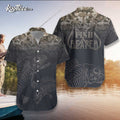 Fish Reaper Skull Skeleton Hawaiian - Adult & Kids T-Shirts, Sweatshirts & Hoodies apparel design preview 1