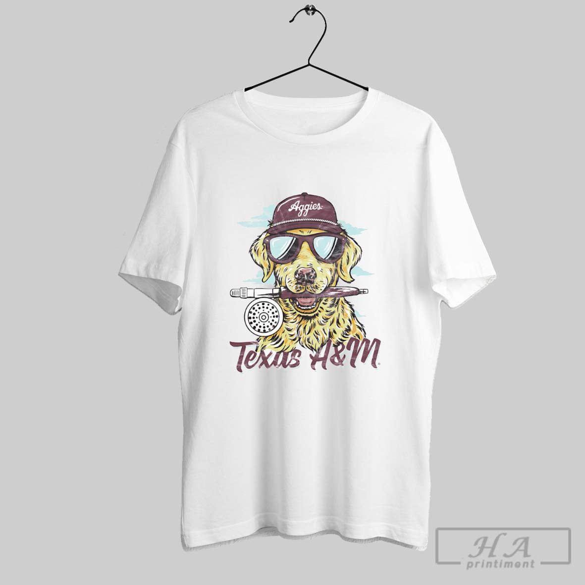 Fishing Dog Texas Am Aggies Sweater And V Neck - Adult & Kids T-Shirts, Sweatshirts & Hoodies apparel design preview 1