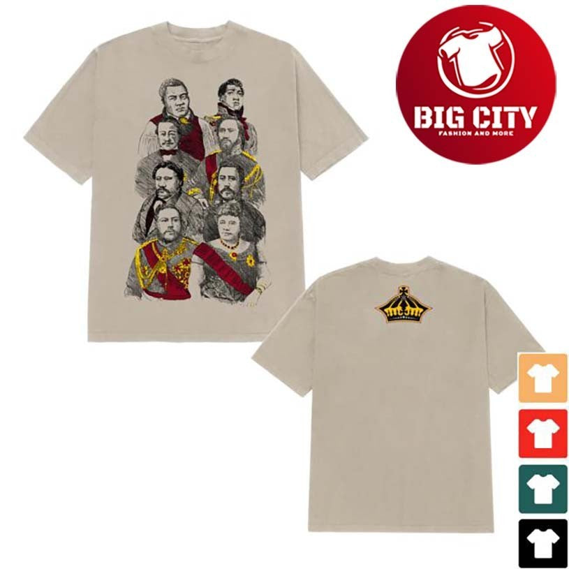 Fitted Hawaii Shop Sitting On A Throne Of Gold Two - Adult & Kids T-Shirts, Sweatshirts & Hoodies apparel design preview 1
