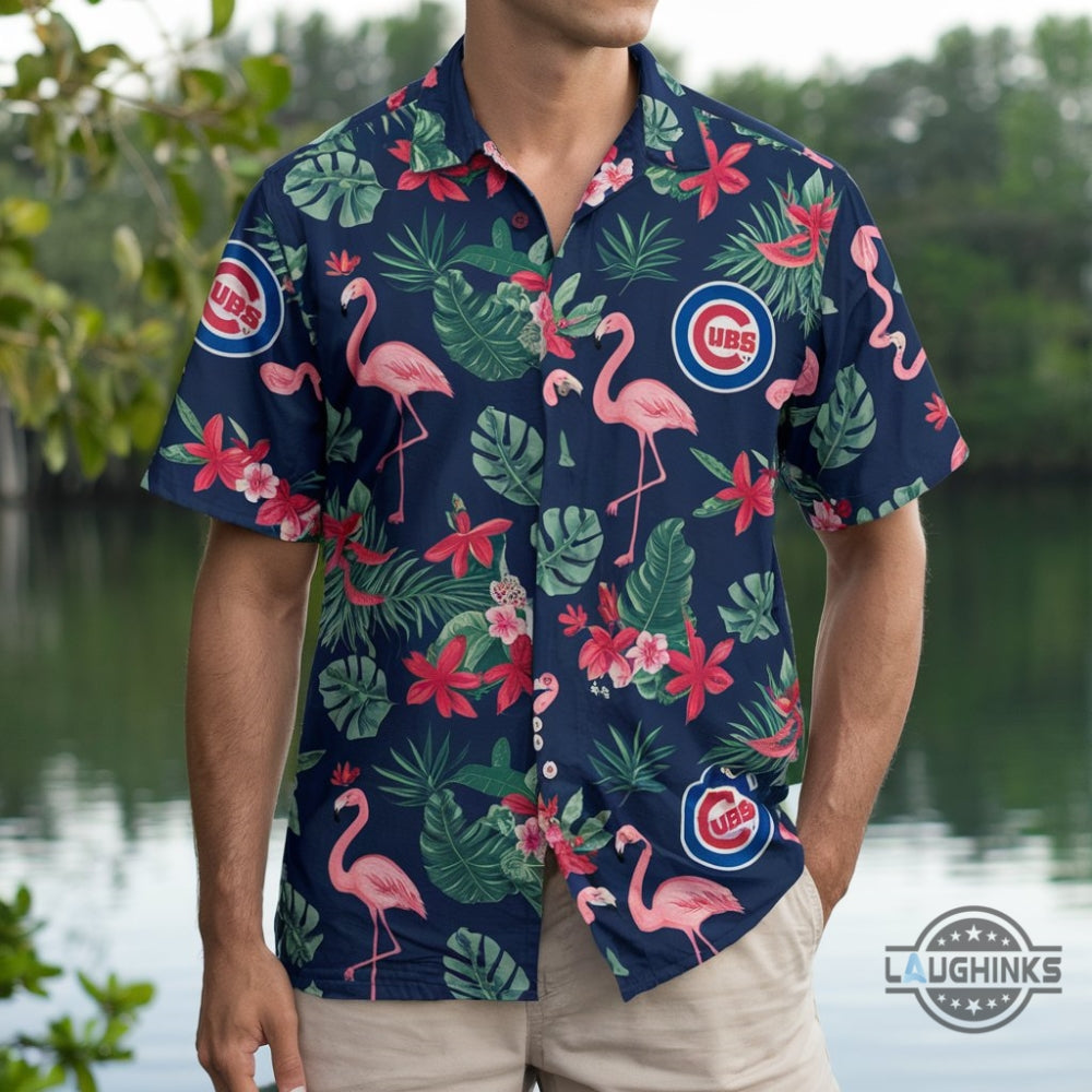 Flamingo Hi Vis Hawaiian - Adult & Kids T-Shirts, Sweatshirts & Hoodies apparel design preview 1