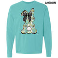 Floral Boho Bunny Comfort Colors - Adult & Kids T-Shirts, Sweatshirts & Hoodies apparel design preview 1