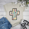 Floral Cross - Adult & Kids T-Shirts, Sweatshirts & Hoodies apparel design preview 1
