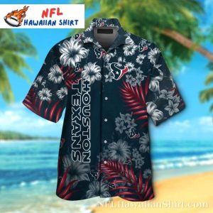 Floral Elegance Houston Texans Hawaiian - Adult & Kids T-Shirts, Sweatshirts & Hoodies apparel design preview 1