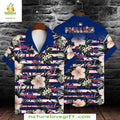 Philadelphia Phillies Hawaiian Floral Fervor Navy - Adult & Kids T-Shirts, Sweatshirts & Hoodies apparel design preview 1