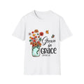 Floral Grow Grace Succulent Plant Christian Religious - Adult & Kids T-Shirts, Sweatshirts & Hoodies apparel design preview 1