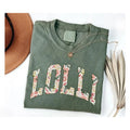 Floral Lolli Grandma HLUG Casual Cotton Fabric Round - Adult & Kids T-Shirts, Sweatshirts & Hoodies apparel design preview 1
