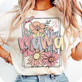 Floral Mama Coquette Bow Flower Retro - Adult & Kids T-Shirts, Sweatshirts & Hoodies apparel design preview 1