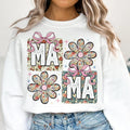 Floral Mama Coquette Bow Retro Flower Groovy Preppy - Adult & Kids T-Shirts, Sweatshirts & Hoodies apparel design preview 1
