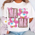 Floral Mama Goose Duck Lover Sublimation Cotton - Adult & Kids T-Shirts, Sweatshirts & Hoodies apparel design preview 1