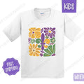 Floral Mardi Gras Bows Louisiana Parade Boho - Adult & Kids T-Shirts, Sweatshirts & Hoodies apparel design preview 1