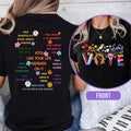 Floral Vote Like Ruth Sent You Lgbtq Pro Choice - Adult & Kids T-Shirts, Sweatshirts & Hoodies apparel design preview 1