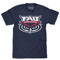 Florida Atlantic University Owls Navy Blue - Adult & Kids T-Shirts, Sweatshirts & Hoodies apparel design preview 1