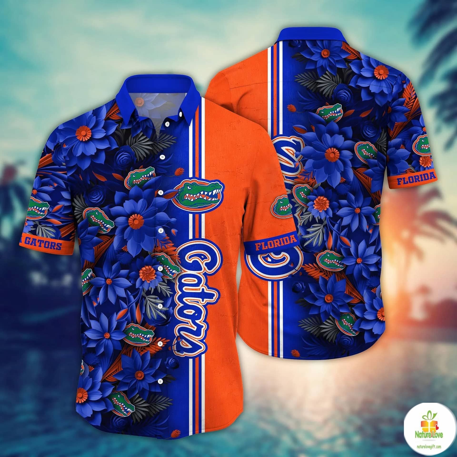 Florida Gators NCAA Hawaiian Summer Fruits Aloha - Adult & Kids T-Shirts, Sweatshirts & Hoodies apparel design preview 1