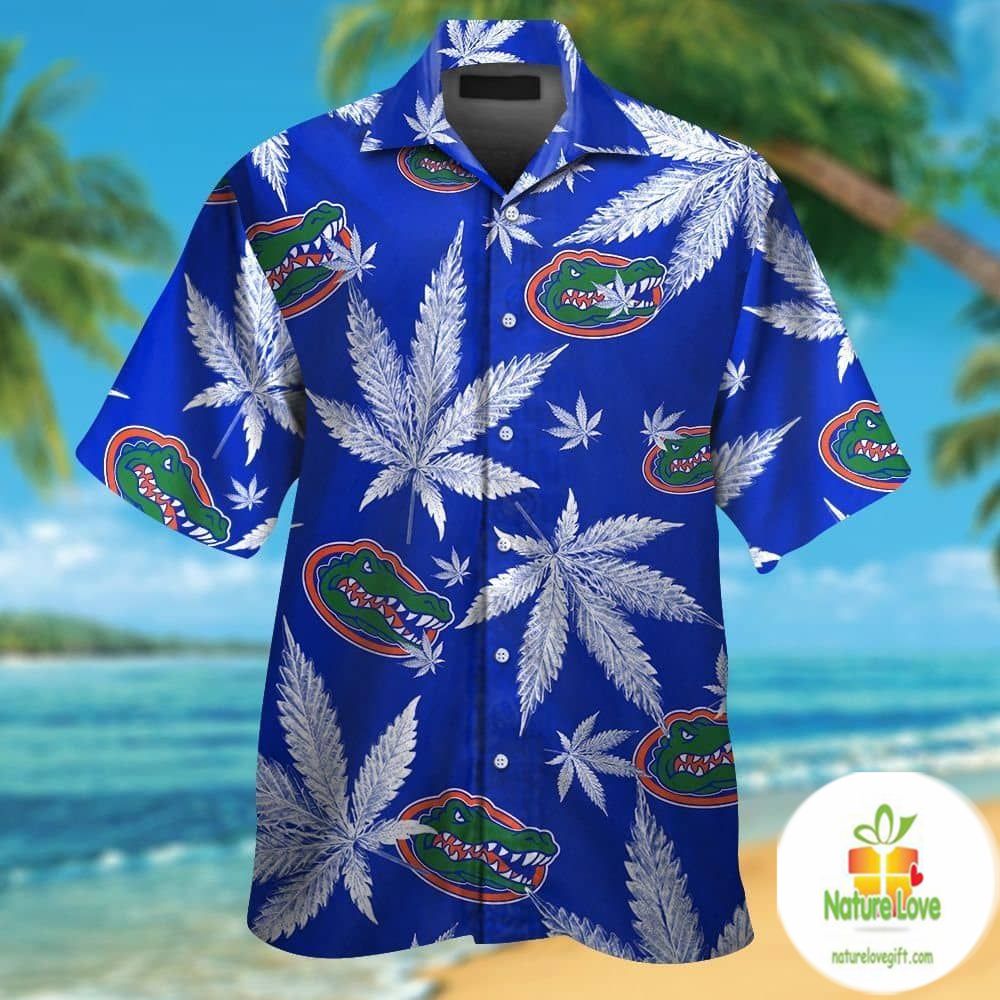 Florida Gators Hawaiian Short Sleeve Aloha Button Up - Adult & Kids T-Shirts, Sweatshirts & Hoodies apparel design preview 1
