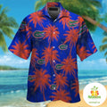 Florida Gators Hawaiian Short Sleeve Aloha Button Up - Adult & Kids T-Shirts, Sweatshirts & Hoodies apparel design preview 1
