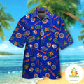 Florida Gators Short Sleeve Button Up Tropical - Adult & Kids T-Shirts, Sweatshirts & Hoodies apparel design preview 1