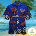 Florida Gators Hawaiian Short Sleeve Aloha Button Up - Adult & Kids T-Shirts, Sweatshirts & Hoodies apparel design preview 1