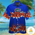 Florida Gators Hawaiian Short Sleeve Aloha Button Up - Adult & Kids T-Shirts, Sweatshirts & Hoodies apparel design preview 1