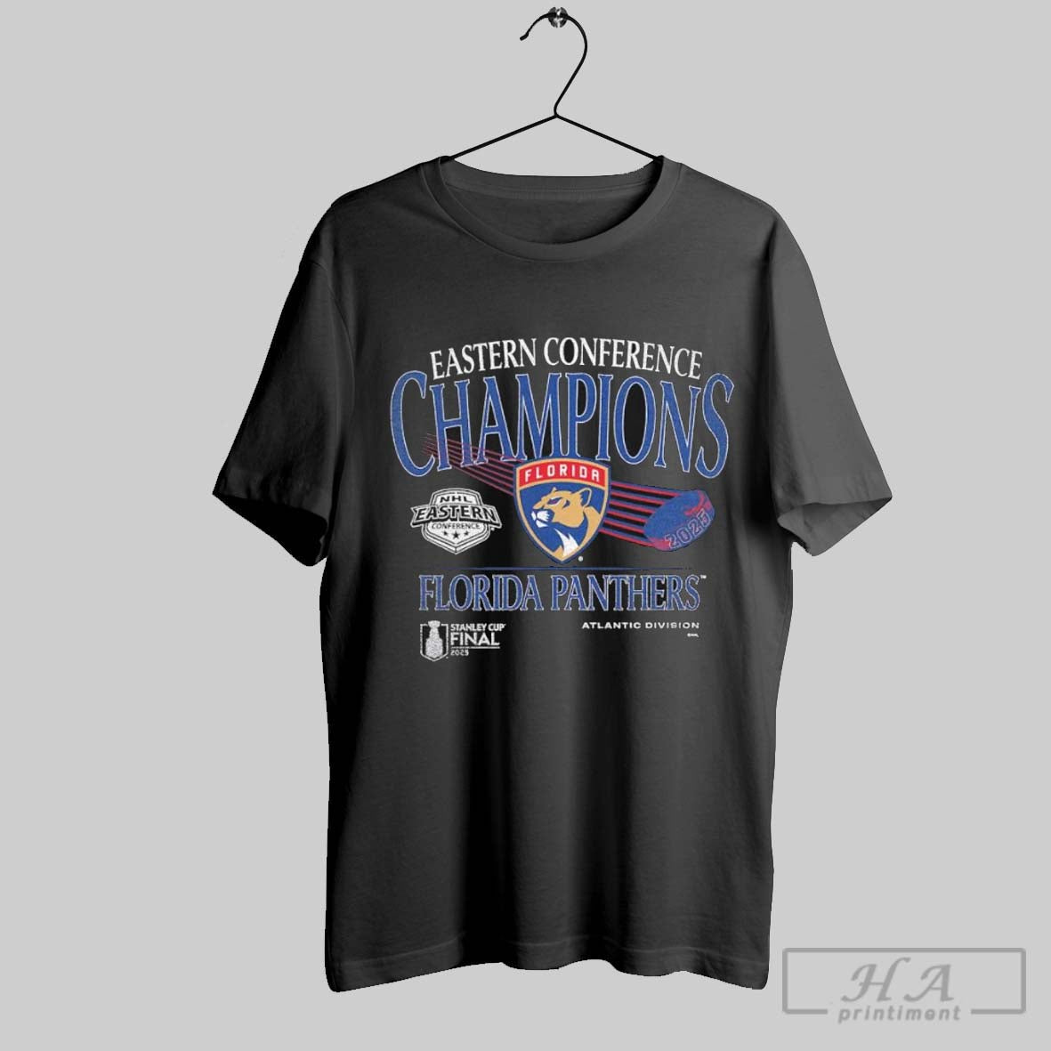 Florida Panthers 2025 Eastern Conference Champions - Adult & Kids T-Shirts, Sweatshirts & Hoodies apparel design preview 1