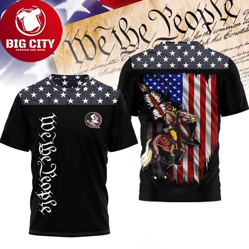 Florida State Seminoles NCAA We The People Two Sided - Adult & Kids T-Shirts, Sweatshirts & Hoodies apparel design preview 1