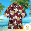 Florida State Seminoles Button Up Tropical Hawaiian - Adult & Kids T-Shirts, Sweatshirts & Hoodies apparel design preview 1