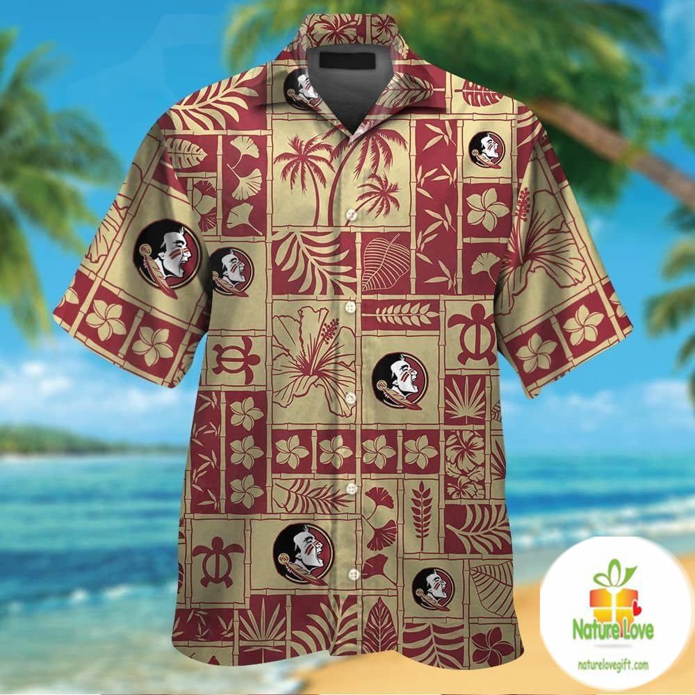 Florida State Seminoles Hawaiian Tropical Aloha - Adult & Kids T-Shirts, Sweatshirts & Hoodies apparel design preview 1