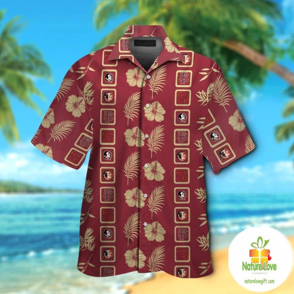 Florida State Seminoles Hawaiian Short Sleeve Aloha - Adult & Kids T-Shirts, Sweatshirts & Hoodies apparel design preview 1