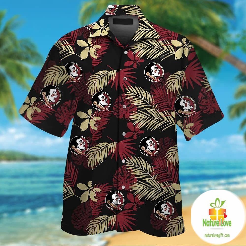 Florida State Seminoles Hawaiian Short Sleeve Aloha - Adult & Kids T-Shirts, Sweatshirts & Hoodies apparel design preview 1