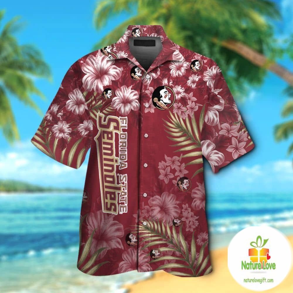 Florida State Seminoles Hawaiian Tropical Aloha - Adult & Kids T-Shirts, Sweatshirts & Hoodies apparel design preview 1