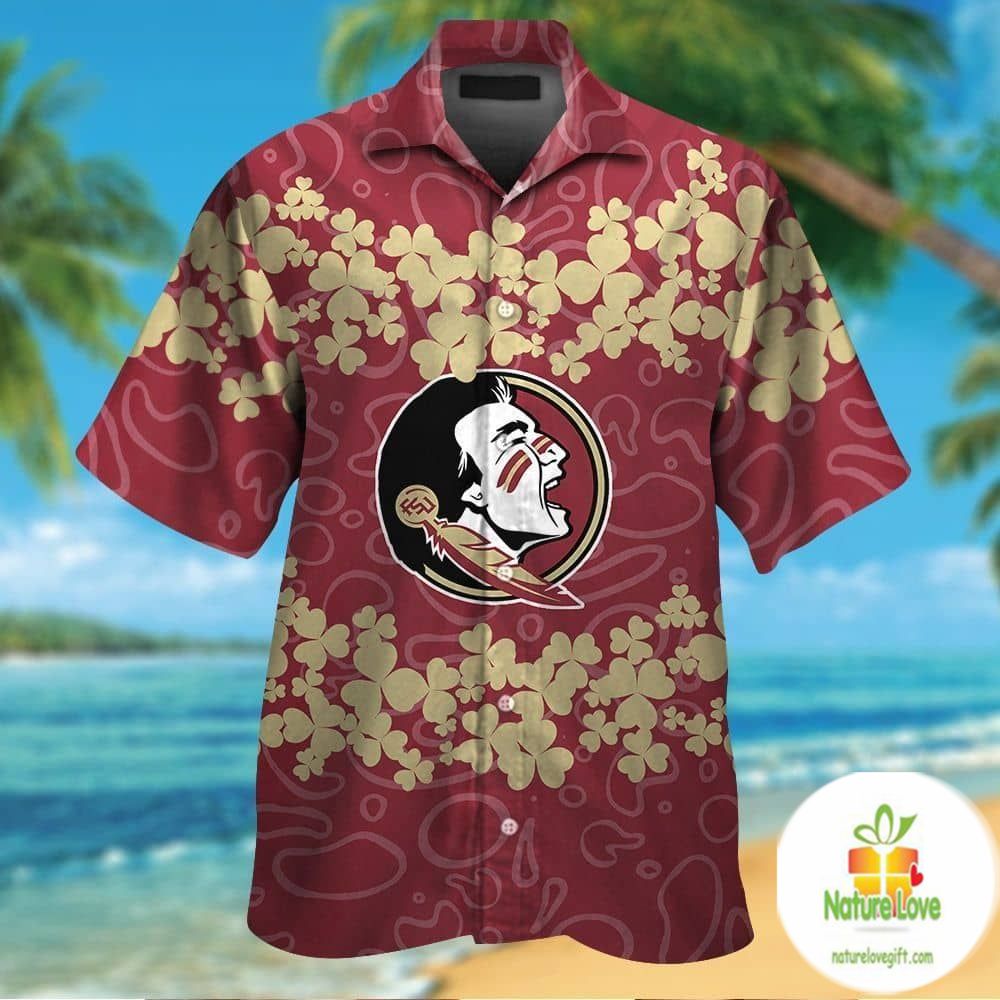 Florida State Seminoles Hawaiian Tropical Aloha - Adult & Kids T-Shirts, Sweatshirts & Hoodies apparel design preview 1