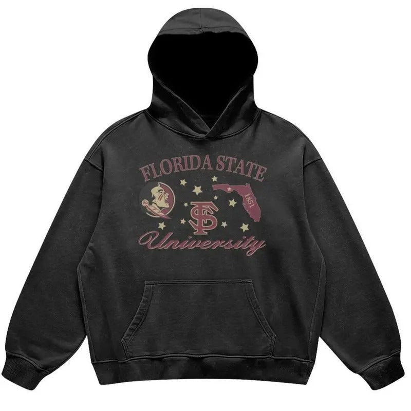 Florida State University Retro Cotton Menswear - Adult & Kids T-Shirts, Sweatshirts & Hoodies apparel design preview 1