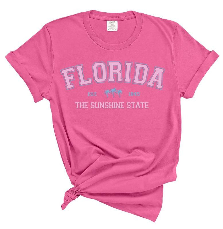 Florida Sunshines State Summer Vacation Breathable - Adult & Kids T-Shirts, Sweatshirts & Hoodies apparel design preview 1