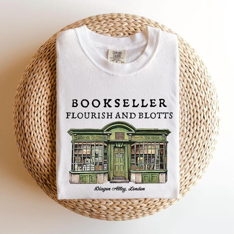 Flourish Blotts Comfort Color Wizard House Magical - Adult & Kids T-Shirts, Sweatshirts & Hoodies apparel design preview 1