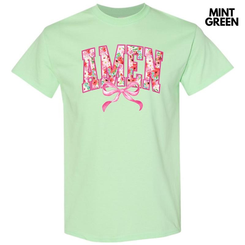 Flower Amen Coquette Gildan Short Sleeve 'NLB' - Adult & Kids T-Shirts, Sweatshirts & Hoodies apparel design preview 1