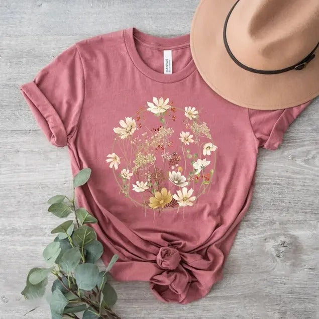 Flower Her Floral Wild Wildflower - Adult & Kids T-Shirts, Sweatshirts & Hoodies apparel design preview 1