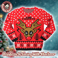 Foo Fighters The Foos FooDolph Reindeer Holiday Ugly Christmas Sweater - Holiday Gift product image