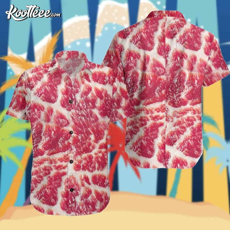 Food Raw Meat Style Funny Hawaiian - Adult & Kids T-Shirts, Sweatshirts & Hoodies apparel design preview 1