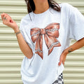 Football Bow Top - Adult & Kids T-Shirts, Sweatshirts & Hoodies apparel design preview 1