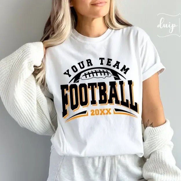 Football Game Day T Mom Sports Family Footbal - Adult & Kids T-Shirts, Sweatshirts & Hoodies apparel design preview 1
