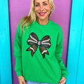 Football Green Bow - Adult & Kids T-Shirts, Sweatshirts & Hoodies apparel design preview 1