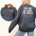 God So Loved World John 3:16 Bible Verse Jesus Retro - Adult & Kids T-Shirts, Sweatshirts & Hoodies apparel design preview 1