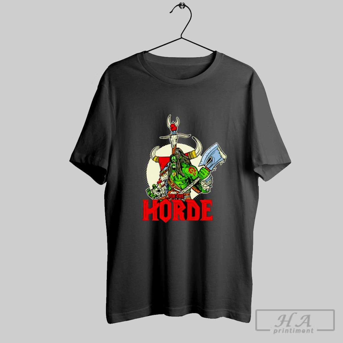 For The Horde - Adult & Kids T-Shirts, Sweatshirts & Hoodies apparel design preview 1